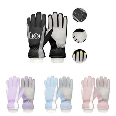 Thick Thermal Ski Gloves